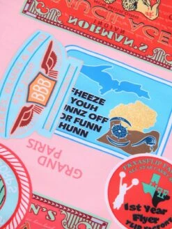 Pink 1940s Spaghetti Strap Print One-Piece Swimsuit -Women's Fashion Sales SCXL000316 4 compressed