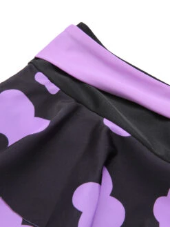 1950s Color Block Floral Halter Swimsuit -Women's Fashion Sales SCXL000325 4