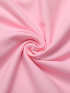 Pink & White 1950s U-Back Strap Swimsuit -Women's Fashion Sales SCXL000351 4