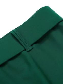 Multicolor 1930s Off-Shoulder Stripes Swimsuit -Women's Fashion Sales SCXL000357 5 compressed