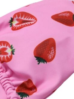 Pink 1950s Strawberry Waist Tie Halter Bikini Set -Women's Fashion Sales SCXL000362 7