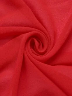 Red 1950s Solid Halter Bikini Set & Cover-Up -Women's Fashion Sales SCXL000393 5