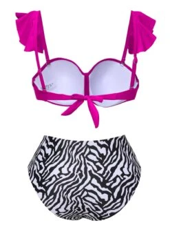 1950s Spaghetti Strap Leopard Ruffles Swimsuit -Women's Fashion Sales SCXL000470 11 compressed