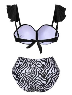 1950s Spaghetti Strap Leopard Ruffles Swimsuit -Women's Fashion Sales SCXL000470 7 compressed