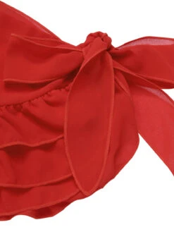 [Pre-Sale] 2PCS Red 1960s Roses Halter Swimsuit & Skirt Cover-Up -Women's Fashion Sales SCXL000518 5 6195831f acd8 4328 bd31 0097310b98ec