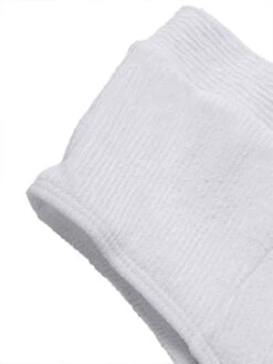 White 1950s Ruffles Solid Swimsuit -Women's Fashion Sales SCXL000572 5 compressed