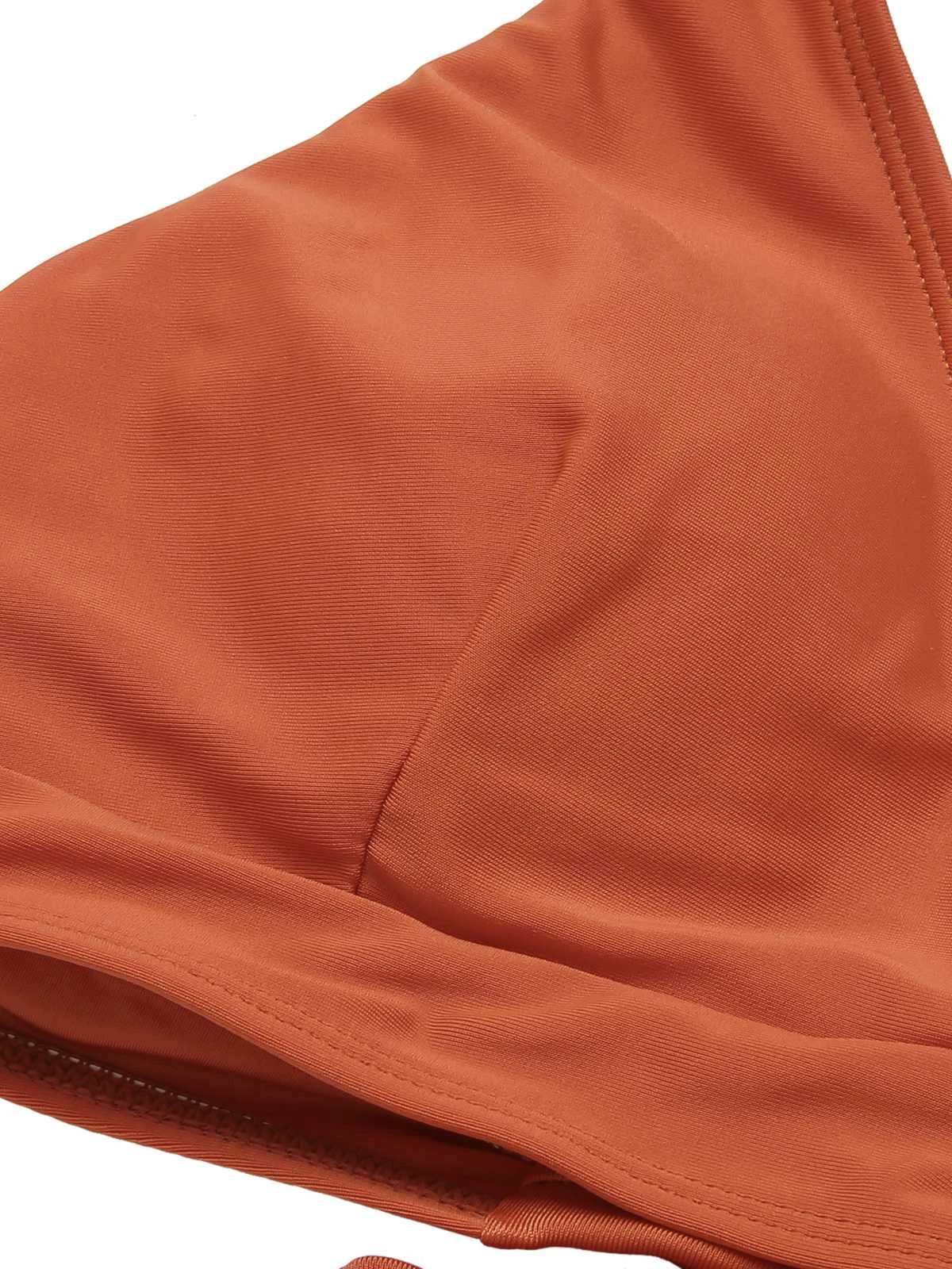 Red 1930s Halter Contrast Swimsuit 6 Red 1930s Halter Contrast Swimsuit - Image 4