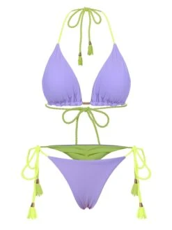 1950s Tie Back Backless Braided Bikini Set 31 1950s Tie Back Backless Braided Bikini Set -Women's Fashion Sales SCXL000632 13