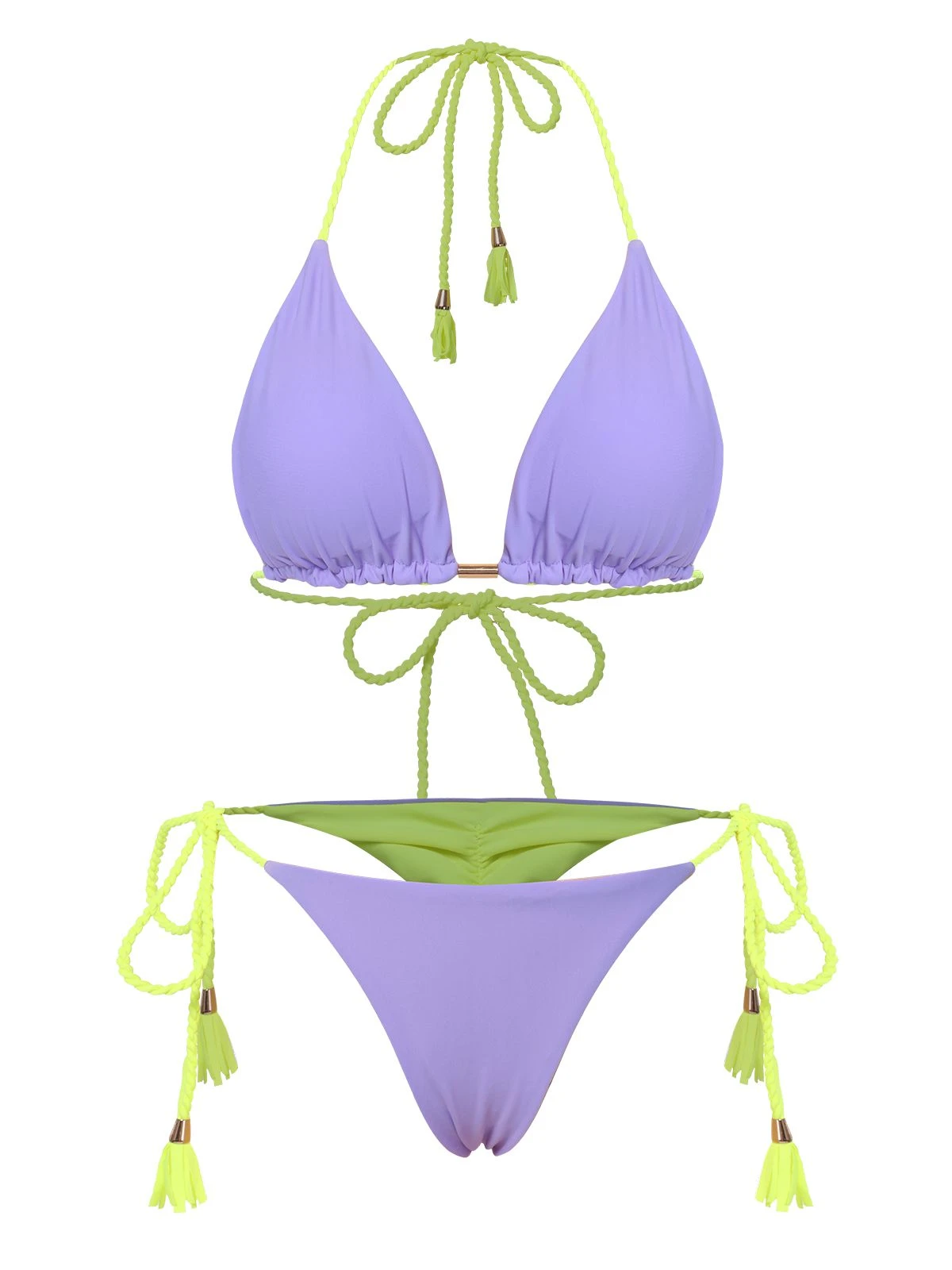 1950s Tie Back Backless Braided Bikini Set 14 1950s Tie Back Backless Braided Bikini Set - Image 13