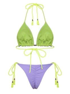 1950s Tie Back Backless Braided Bikini Set 33 1950s Tie Back Backless Braided Bikini Set -Women's Fashion Sales SCXL000632 14