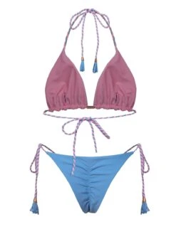 1950s Tie Back Backless Braided Bikini Set 21 1950s Tie Back Backless Braided Bikini Set -Women's Fashion Sales SCXL000632 2