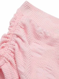 Pink 1960s Floral Lace-Up Halter Swimsuit -Women's Fashion Sales SCXL000650 1 4