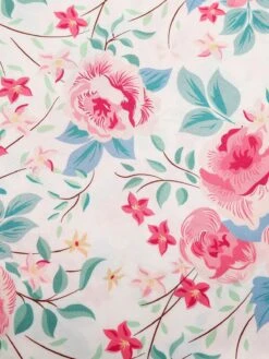 Pink 1950s Halter Floral Swing Dress -Women's Fashion Sales SVC016063 6